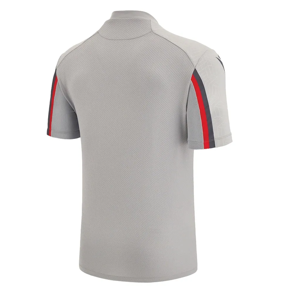 2022-2023 Wales Training Poly Shirt (Grey) (Your Name)