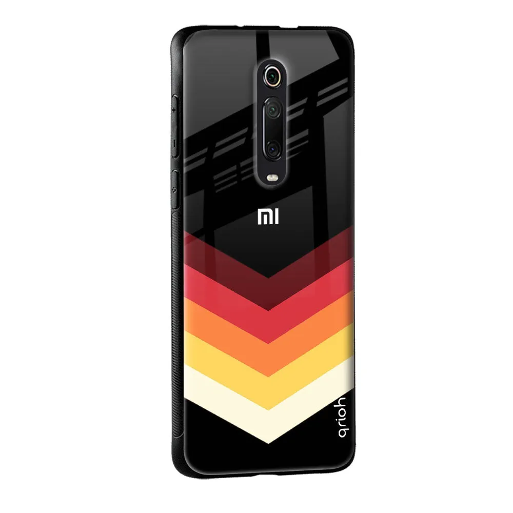 Abstract Arrow Pattern Glass Case For Mi 10i 5G