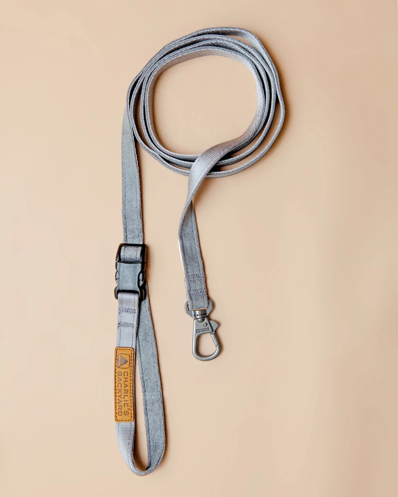 Adjustable Easy Dog Leash in Gray