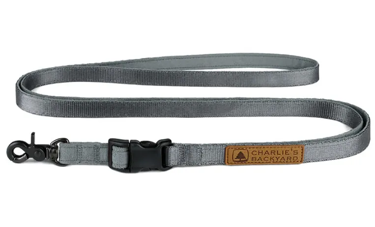 Adjustable Easy Dog Leash in Gray