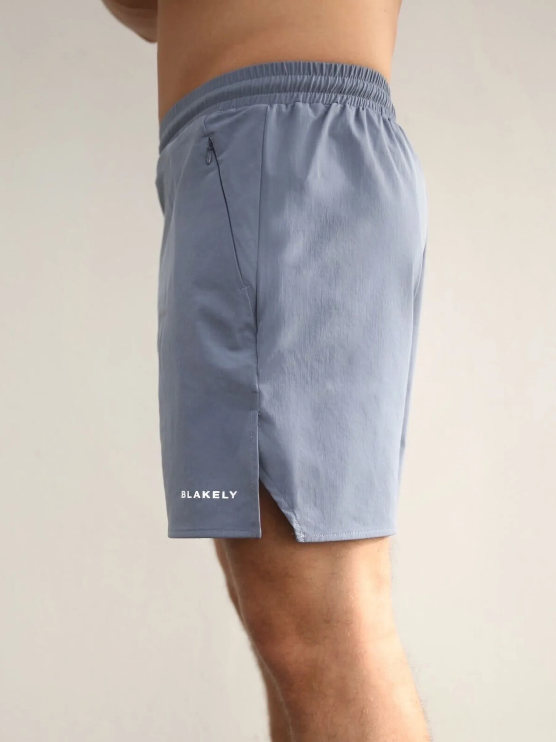 Blakely Track Shorts - Light Blue