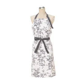 Botanical Cotton Full Apron Gray