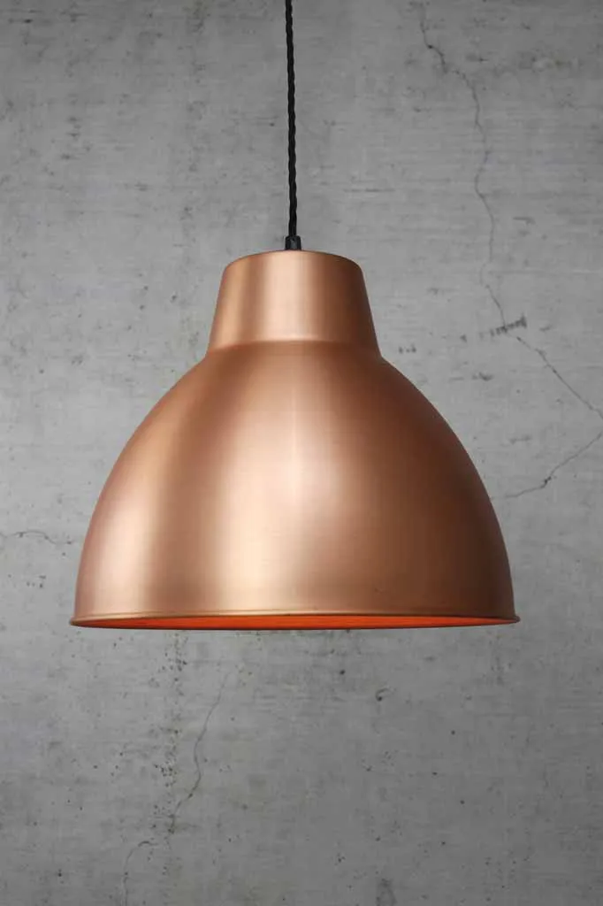 Bright Copper Loft Pendant Light