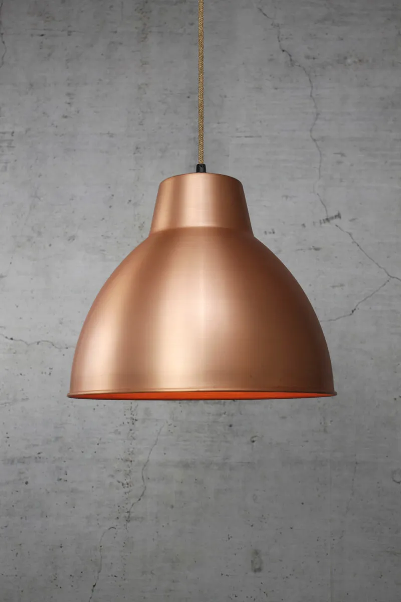 Bright Copper Loft Pendant Light