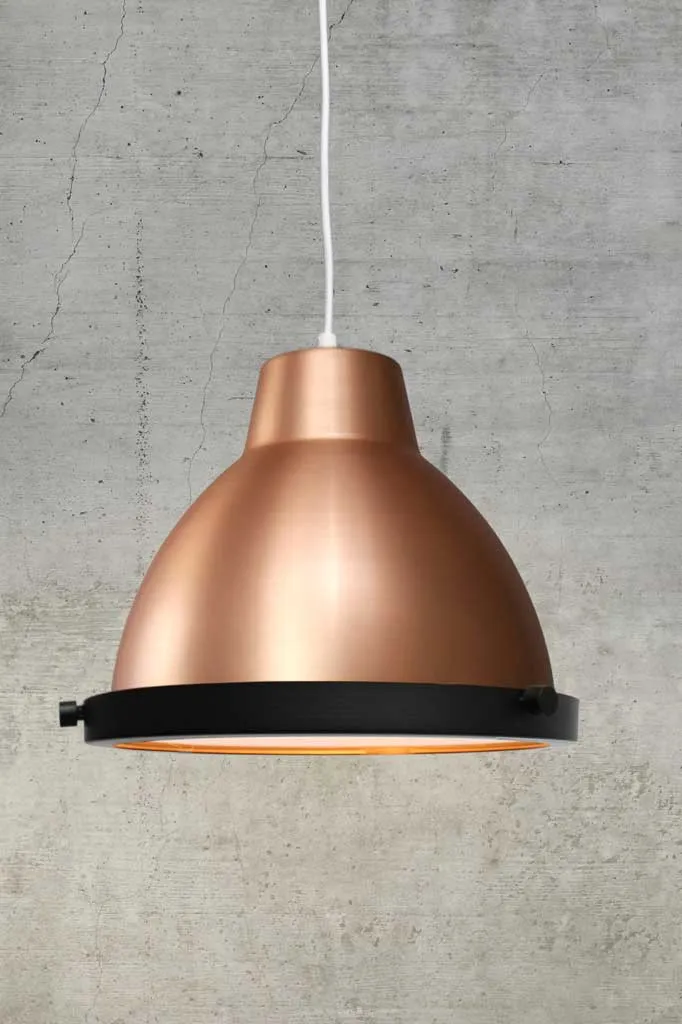 Bright Copper Loft Pendant Light