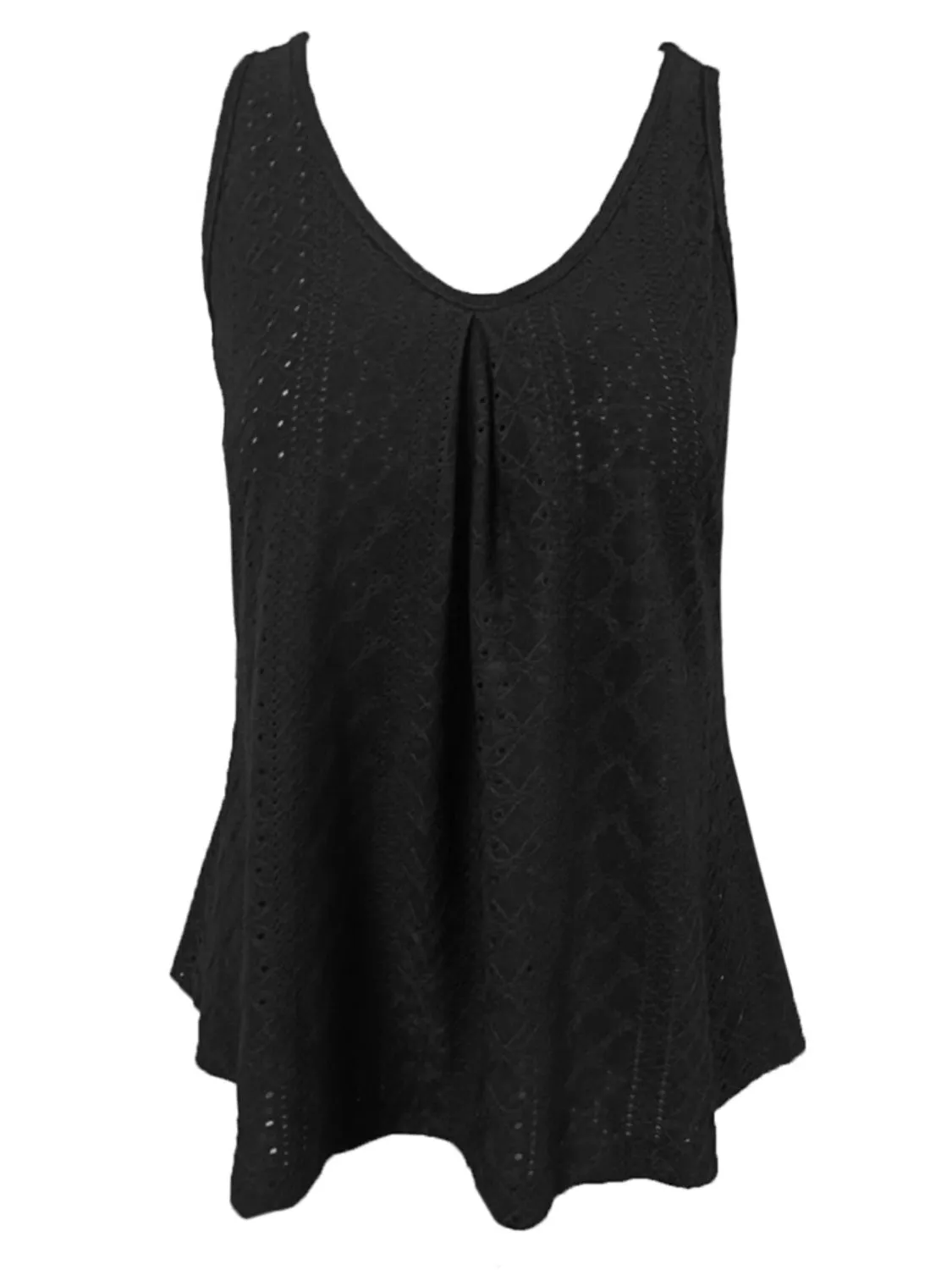 Christy Eyelet Tank Top