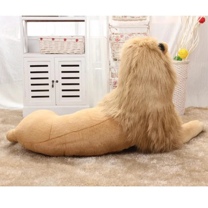 Giant Lion Lifelike Stuffed Plush Toy