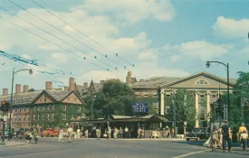 Harvard Square Subway Entrance