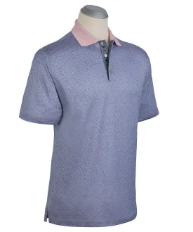 Heritage Italian Cotton Jacquard Polo Shirt