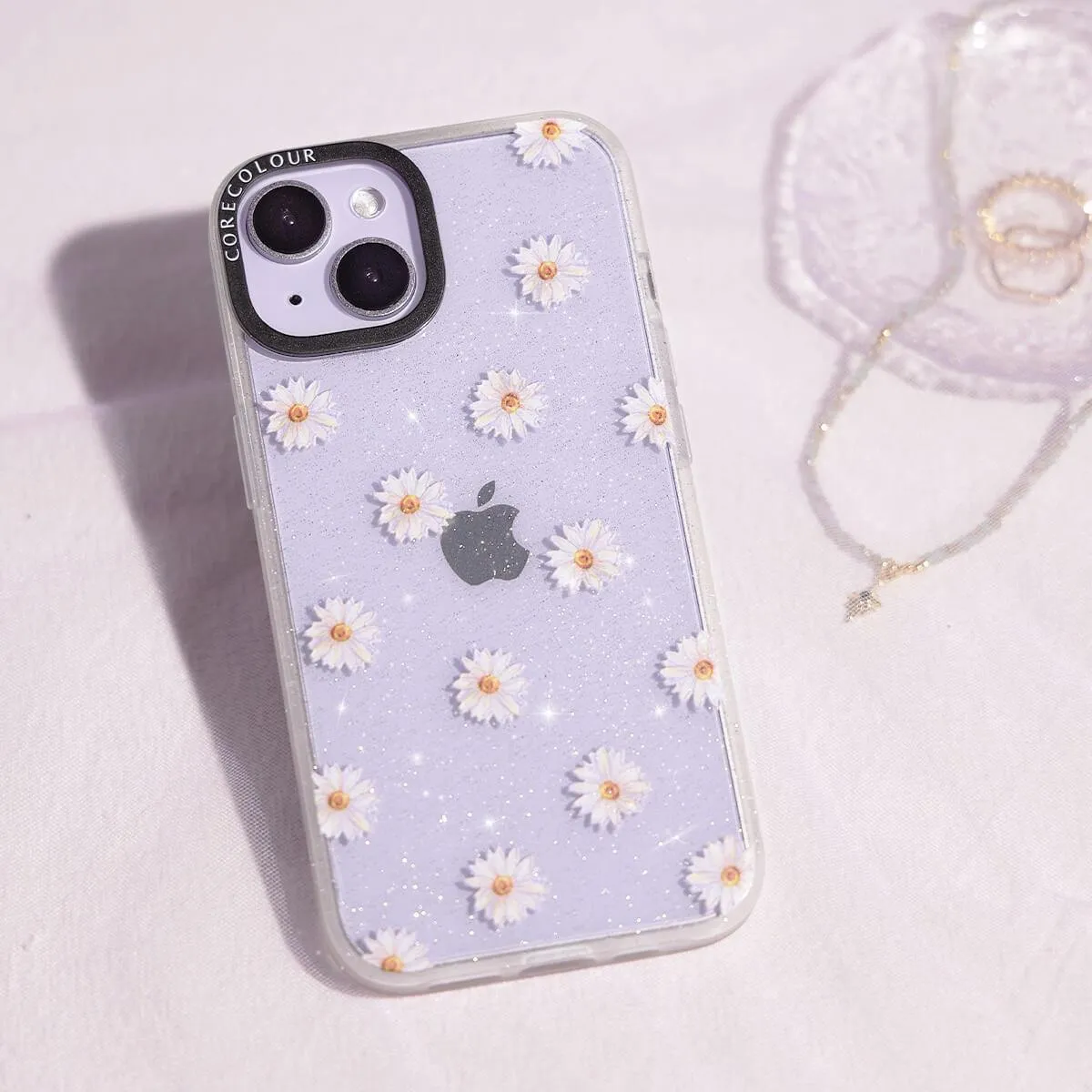 iPhone 12 Pro Oopsy Daisy Glitter Phone Case