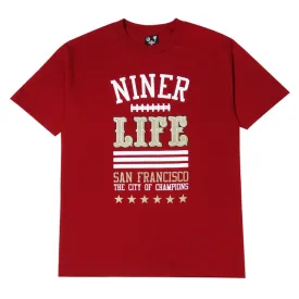 Mens Thrill Of Victory Life T-Shirt Red