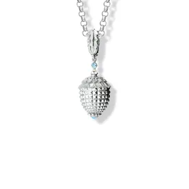 Pina Necklace Pendant Silver - Blue Topaz