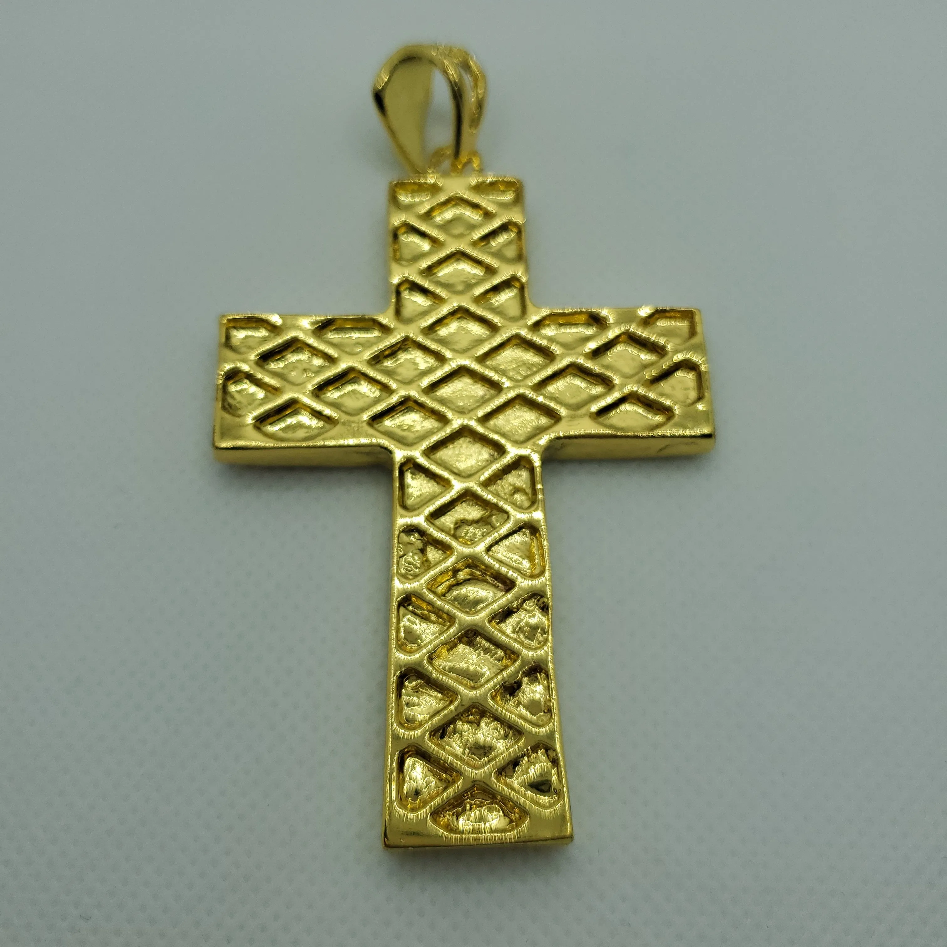 Red Iced Out Cross